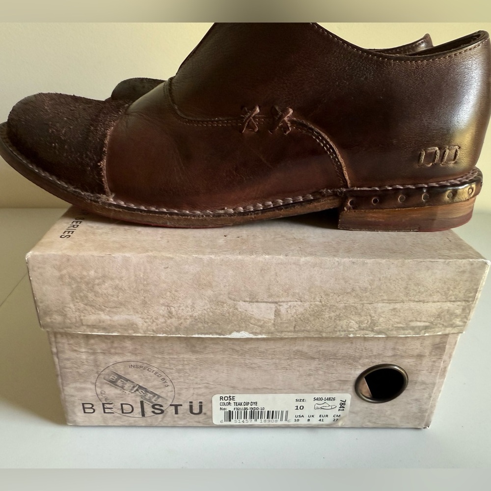 Bed Stu Rose Leather Loafer Women’s 10 - Picture 5 of 12